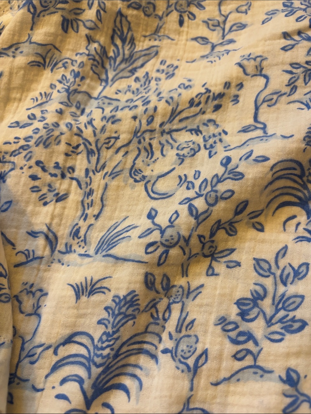 NWT!! Lilly Pulitzer Blue & White Floral Swim Coverup Set - Picture 2 of 10